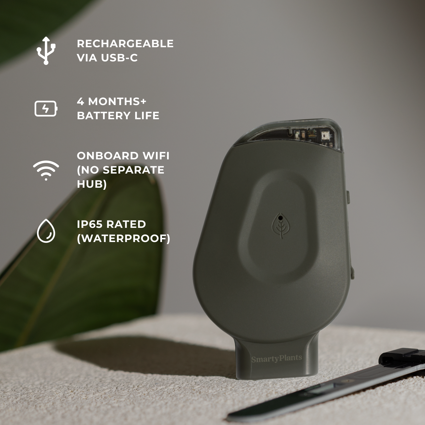 SmartyPlants Plant Monitor (Grey)